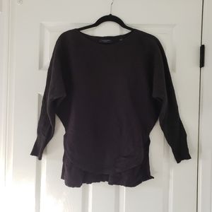 Allsaints Black Wool Sweater